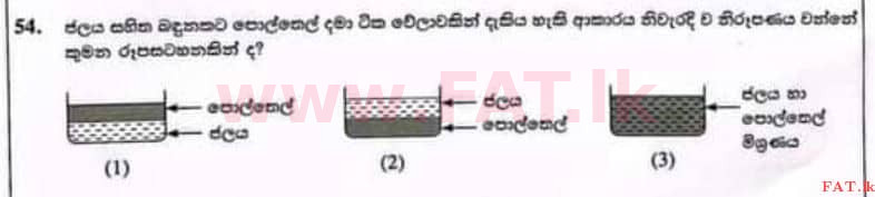 National Syllabus : Scholarship Exam Grade 5 - 2022 December - Paper II (සිංහල Medium) 54 1