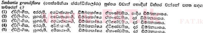 දේශීය විෂය නිර්දේශය : උසස් පෙළ (A/L) උද්භිත විද්‍යාව - 1989 අගෝස්තු - ප්‍රශ්න පත්‍රය I (සිංහල මාධ්‍යය) 16 1