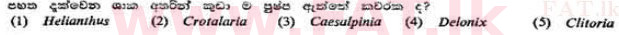 දේශීය විෂය නිර්දේශය : උසස් පෙළ (A/L) උද්භිත විද්‍යාව - 1991 අගෝස්තු - ප්‍රශ්න පත්‍රය I (සිංහල මාධ්‍යය) 22 1
