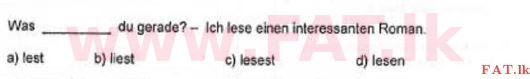 National Syllabus : Ordinary Level (O/L) German Language - 2009 December - Paper (German Language Medium) 6 1