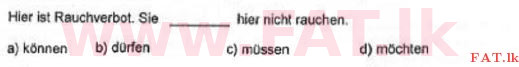 National Syllabus : Ordinary Level (O/L) German Language - 2009 December - Paper (German Language Medium) 7 1
