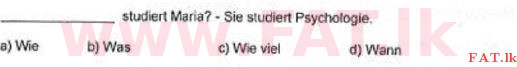 National Syllabus : Ordinary Level (O/L) German Language - 2009 December - Paper (German Language Medium) 11 1