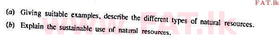 දේශීය විෂය නිර්දේශය : උසස් පෙළ (A/L) ජීව විද්‍යාව - 2017 අගෝස්තු - ප්‍රශ්න පත්‍රය II B (English මාධ්‍යය) 5 1