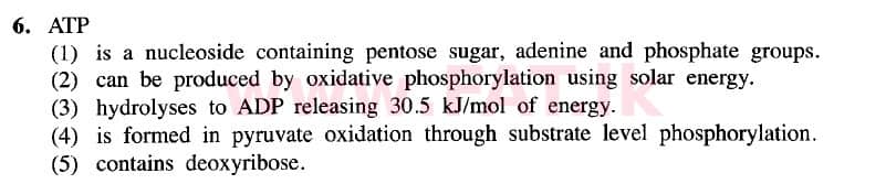 National Syllabus : Advanced Level (A/L) Biology - 2020 October - Paper I (New Syllabus) (English Medium) 6 1