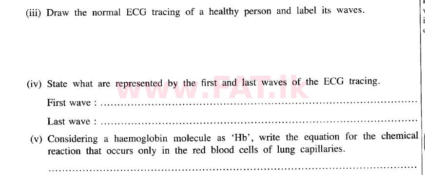 உள்ளூர் பாடத்திட்டம் : உயர்தரம் (உ/த) உயிரியல் - 2020 அக்டோபர் - தாள்கள் II (புதிய பாடத்திட்டம்) (English மொழிமூலம்) 2 3