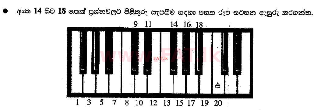 දේශීය විෂය නිර්දේශය : සාමාන්‍ය පෙළ (O/L) සංගීතය (පෙරදිග) - 2015 දෙසැම්බර් - ප්‍රශ්න පත්‍රය I (සිංහල මාධ්‍යය) 15 1