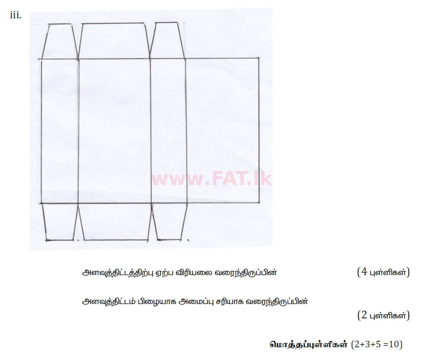 National Syllabus : Ordinary Level (O/L) Arts and Crafts - 2020 March - Paper II (தமிழ் Medium) 2 5106