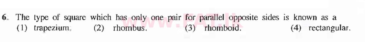 National Syllabus : Ordinary Level (O/L) Arts and Crafts - 2019 March - Paper I (English Medium) 6 1