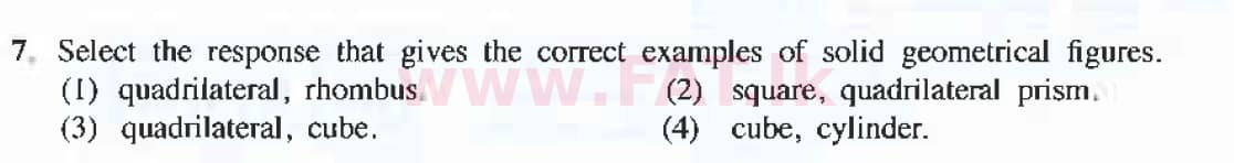 National Syllabus : Ordinary Level (O/L) Arts and Crafts - 2019 March - Paper I (English Medium) 7 1