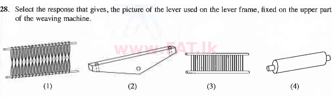 National Syllabus : Ordinary Level (O/L) Arts and Crafts - 2019 March - Paper I (English Medium) 28 1