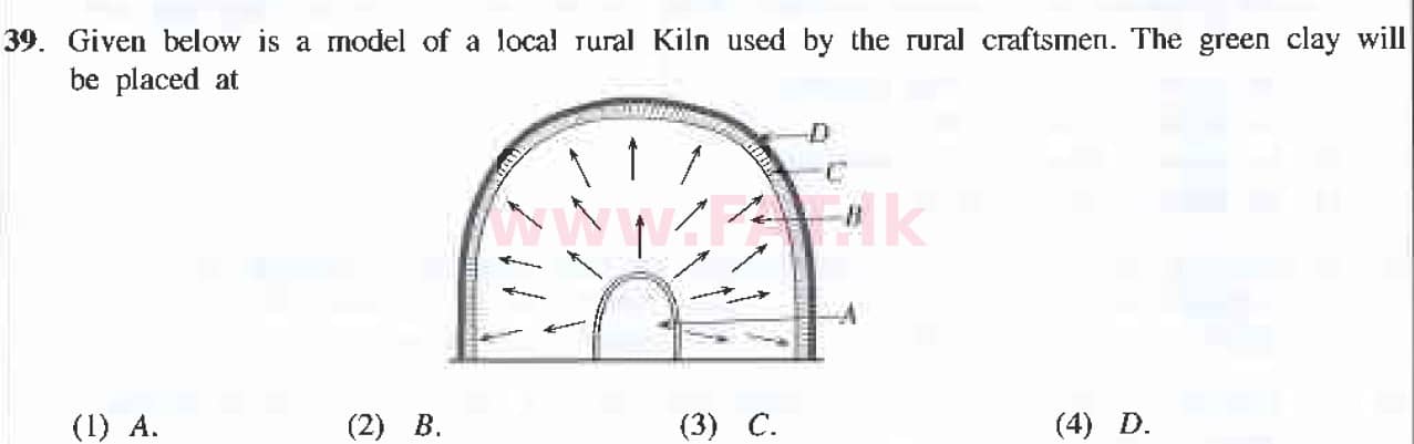 National Syllabus : Ordinary Level (O/L) Arts and Crafts - 2019 March - Paper I (English Medium) 39 1