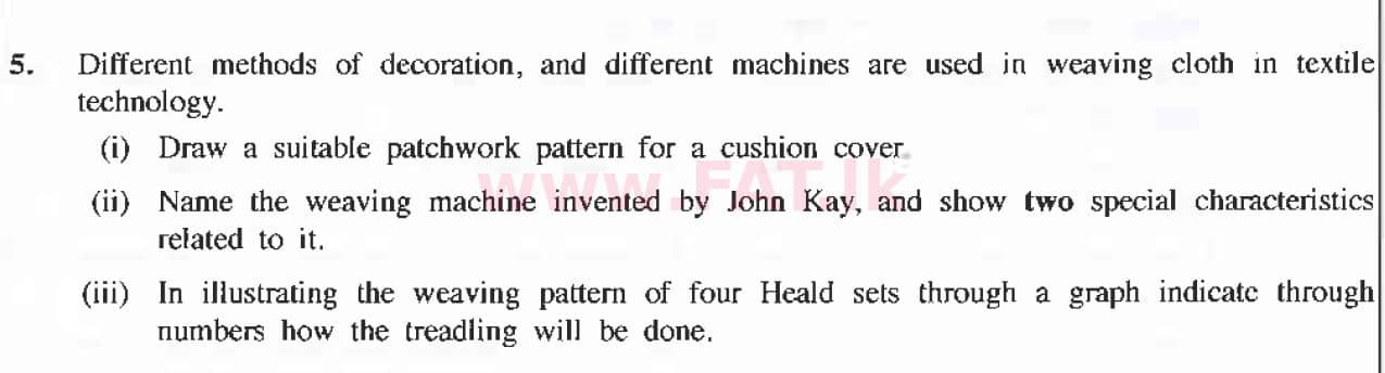 National Syllabus : Ordinary Level (O/L) Arts and Crafts - 2019 March - Paper II (English Medium) 5 1