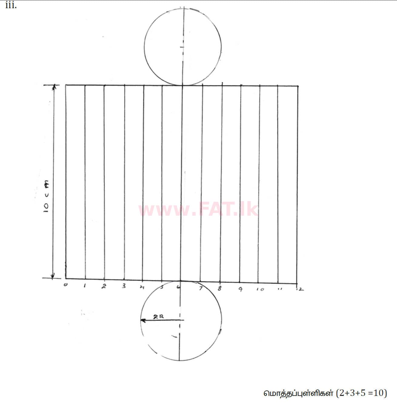 National Syllabus : Ordinary Level (O/L) Arts and Crafts - 2019 March - Paper II (தமிழ் Medium) 2 5126