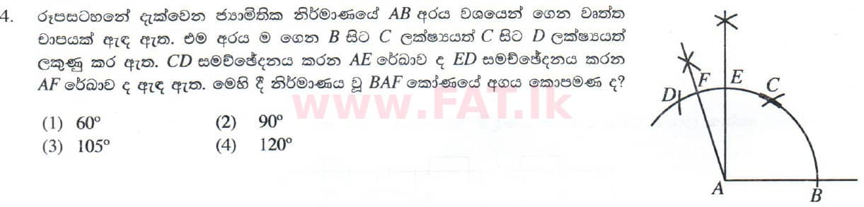 National Syllabus : Ordinary Level (O/L) Arts and Crafts - 2014 December - Paper I (සිංහල Medium) 4 1
