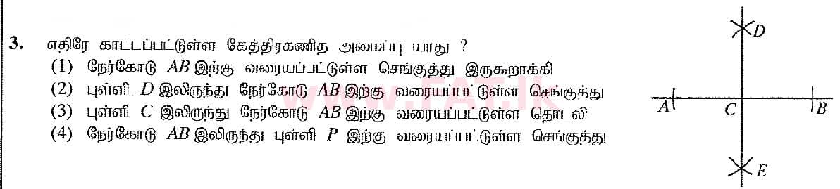 දේශීය විෂය නිර්දේශය : සාමාන්‍ය පෙළ (O/L) ශිල්ප කලා - 2016 දෙසැම්බර් - ප්‍රශ්න පත්‍රය I (தமிழ் මාධ්‍යය) 3 1