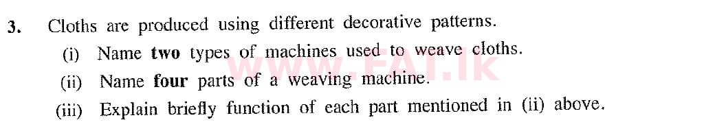 දේශීය විෂය නිර්දේශය : සාමාන්‍ය පෙළ (O/L) ශිල්ප කලා - 2017 දෙසැම්බර් - ප්‍රශ්න පත්‍රය II (English මාධ්‍යය) 3 1