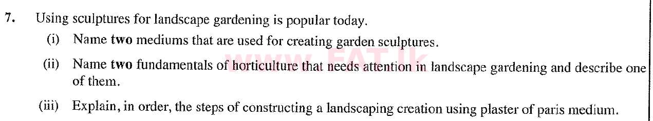 දේශීය විෂය නිර්දේශය : සාමාන්‍ය පෙළ (O/L) ශිල්ප කලා - 2017 දෙසැම්බර් - ප්‍රශ්න පත්‍රය II (English මාධ්‍යය) 7 1