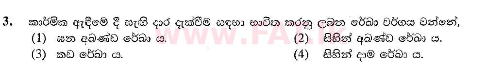 දේශීය විෂය නිර්දේශය : සාමාන්‍ය පෙළ (O/L) ශිල්ප කලා - 2017 දෙසැම්බර් - ප්‍රශ්න පත්‍රය I (සිංහල මාධ්‍යය) 3 1