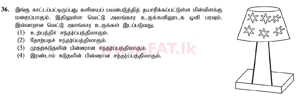 දේශීය විෂය නිර්දේශය : සාමාන්‍ය පෙළ (O/L) ශිල්ප කලා - 2017 දෙසැම්බර් - ප්‍රශ්න පත්‍රය I (தமிழ் මාධ්‍යය) 36 1