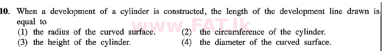 දේශීය විෂය නිර්දේශය : සාමාන්‍ය පෙළ (O/L) ශිල්ප කලා - 2018 දෙසැම්බර් - ප්‍රශ්න පත්‍රය I (English මාධ්‍යය) 10 1