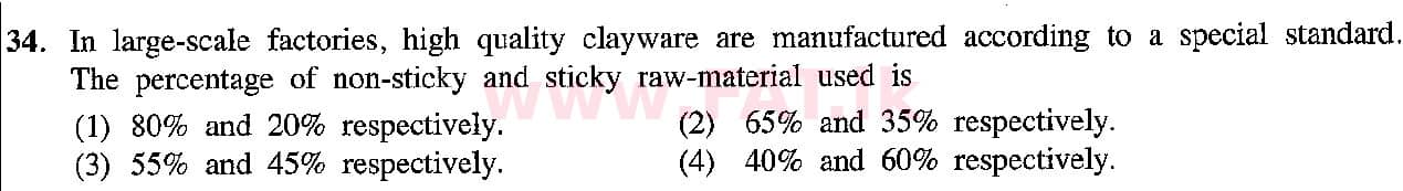 දේශීය විෂය නිර්දේශය : සාමාන්‍ය පෙළ (O/L) ශිල්ප කලා - 2018 දෙසැම්බර් - ප්‍රශ්න පත්‍රය I (English මාධ්‍යය) 34 1