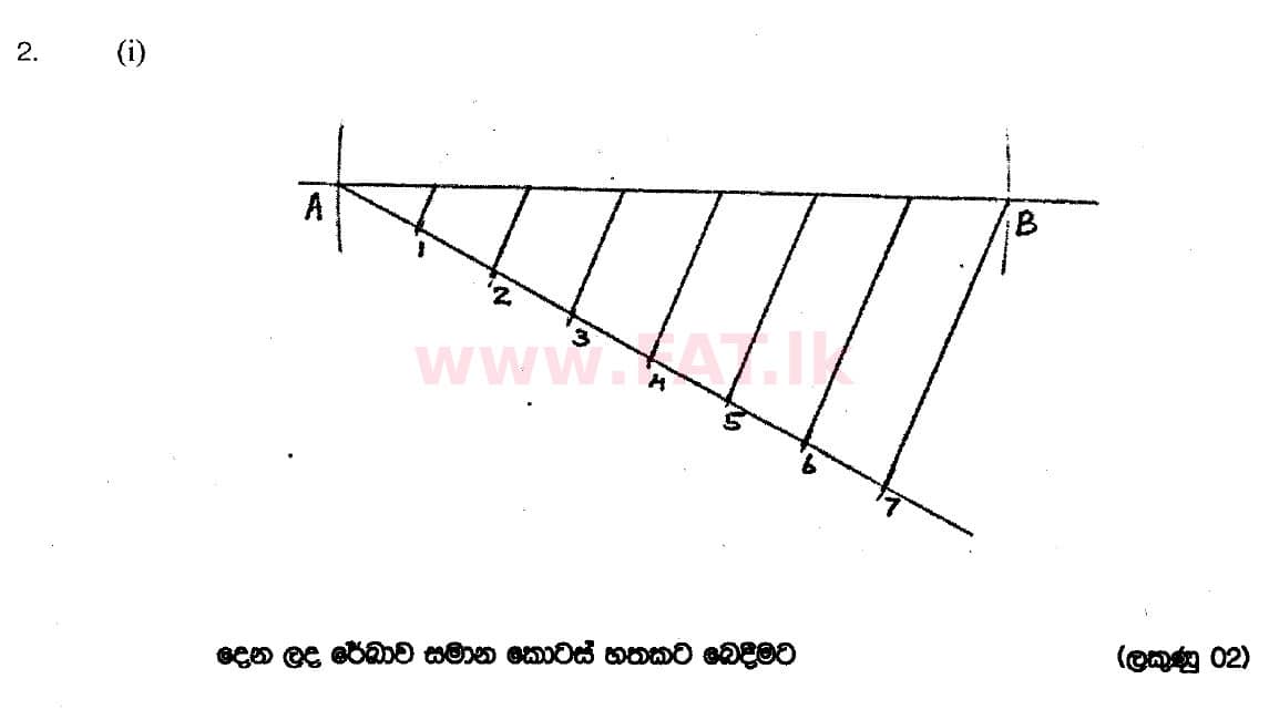 දේශීය විෂය නිර්දේශය : සාමාන්‍ය පෙළ (O/L) ශිල්ප කලා - 2018 දෙසැම්බර් - ප්‍රශ්න පත්‍රය II (සිංහල මාධ්‍යය) 2 5380