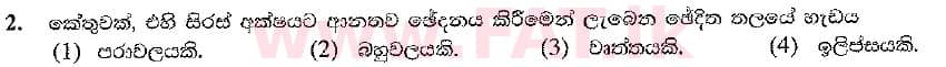 National Syllabus : Ordinary Level (O/L) Design & Construction Technology - 2016 December - Paper I (New Syllabus) (සිංහල Medium) 2 1