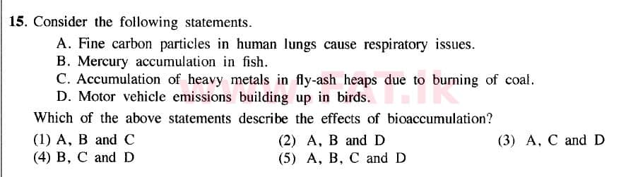 National Syllabus : Advanced Level (A/L) Civil Technology - 2020 October - Paper I (New / Old Syllabus) (English Medium) 15 1