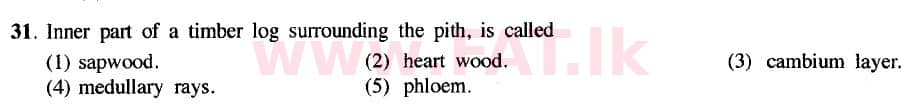 දේශීය විෂය නිර්දේශය : උසස් පෙළ (A/L) සිවිල් තාක්ෂණවේදය - 2020 ඔක්තෝබර් - ප්‍රශ්න පත්‍රය I (නව / පැරණි විෂය නිර්දේශය) (English මාධ්‍යය) 31 1