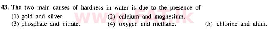 National Syllabus : Advanced Level (A/L) Civil Technology - 2020 October - Paper I (New / Old Syllabus) (English Medium) 43 1