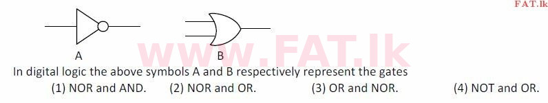 දේශීය විෂය නිර්දේශය : සාමාන්‍ය පෙළ (O/L) තොරතුරු හා සන්නිවේදන තාක්ෂණය (ICT) - 2007 දෙසැම්බර් - ප්‍රශ්න පත්‍රය I (English මාධ්‍යය) 18 1
