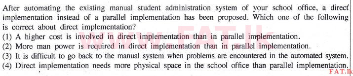 දේශීය විෂය නිර්දේශය : සාමාන්‍ය පෙළ (O/L) තොරතුරු හා සන්නිවේදන තාක්ෂණය (ICT) - 2014 දෙසැම්බර් - ප්‍රශ්න පත්‍රය I (English මාධ්‍යය) 32 1