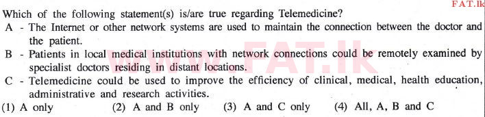 National Syllabus : Ordinary Level (O/L) Information & Communication Technology ICT - 2014 December - Paper I (English Medium) 37 1