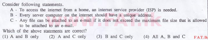 உள்ளூர் பாடத்திட்டம் : சாதாரண நிலை (சா/த) தகவல் தொடர்பாடல் தொழில்நுட்பம் - 2015 டிசம்பர் - தாள்கள் I (English மொழிமூலம்) 12 1
