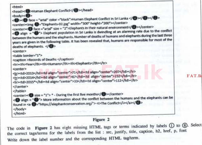 உள்ளூர் பாடத்திட்டம் : சாதாரண நிலை (சா/த) தகவல் தொடர்பாடல் தொழில்நுட்பம் - 2016 டிசம்பர் - தாள்கள் II (English மொழிமூலம்) 3 3