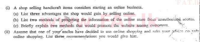 உள்ளூர் பாடத்திட்டம் : சாதாரண நிலை (சா/த) தகவல் தொடர்பாடல் தொழில்நுட்பம் - 2011 டிசம்பர் - தாள்கள் II (English மொழிமூலம்) 6 1