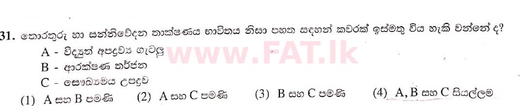 National Syllabus : Ordinary Level (O/L) Information & Communication Technology ICT - 2021 May - Paper I (සිංහල Medium) 31 1