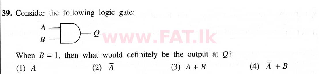National Syllabus : Ordinary Level (O/L) Information & Communication Technology ICT - 2021 May - Paper I (English Medium) 39 1