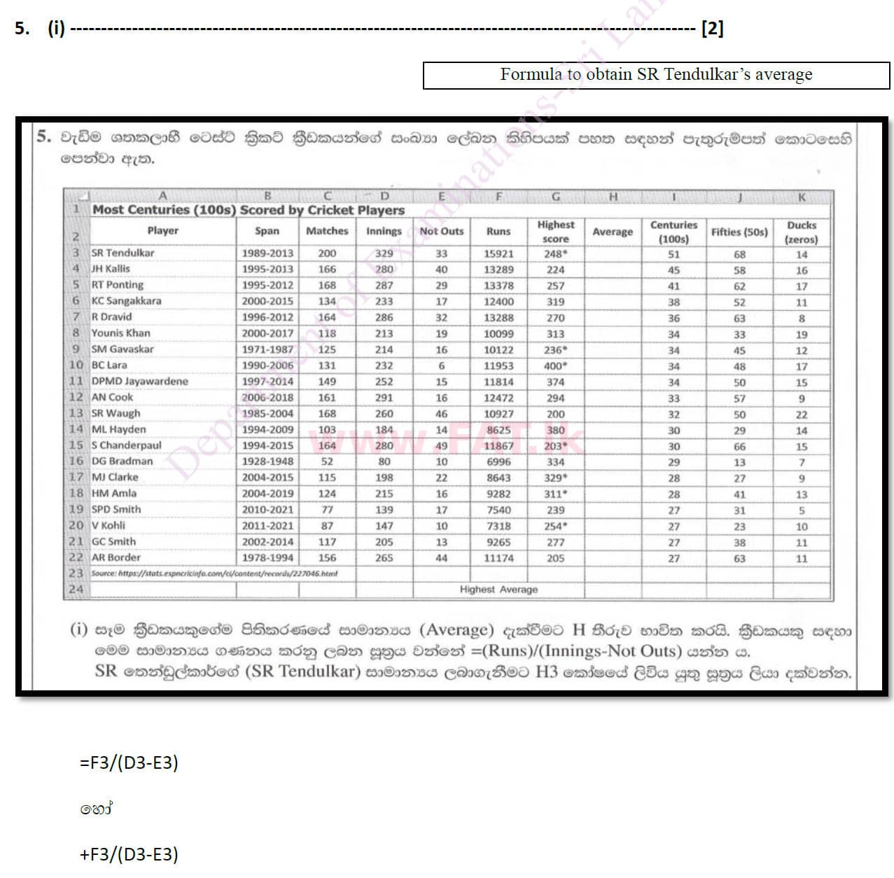 National Syllabus : Ordinary Level (O/L) Information & Communication Technology ICT - 2020 March - Paper II (සිංහල Medium) 5 4950