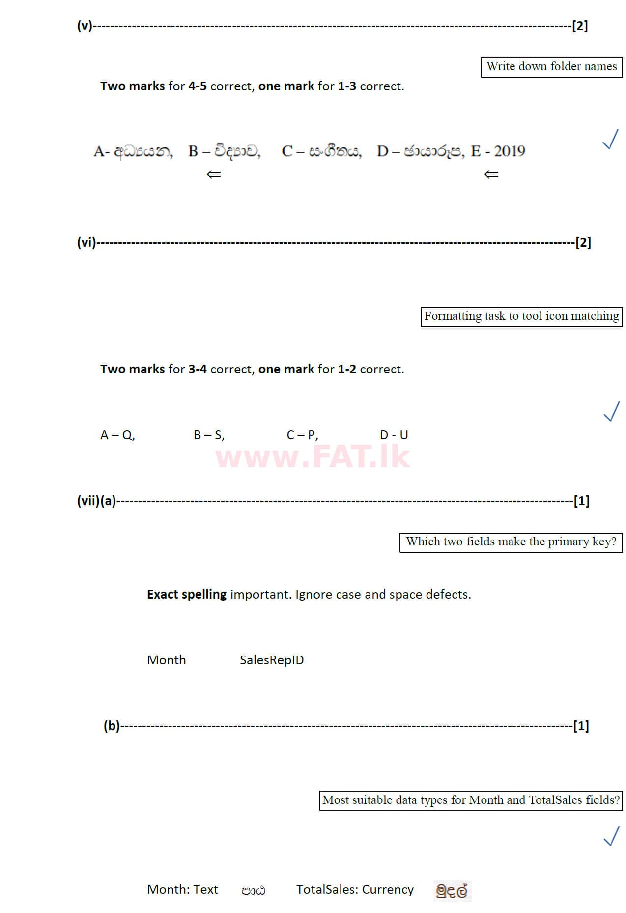 உள்ளூர் பாடத்திட்டம் : சாதாரண நிலை (சா/த) தகவல் தொடர்பாடல் தொழில்நுட்பம் - 2019 டிசம்பர் - தாள்கள் II (සිංහල மொழிமூலம்) 1 5003