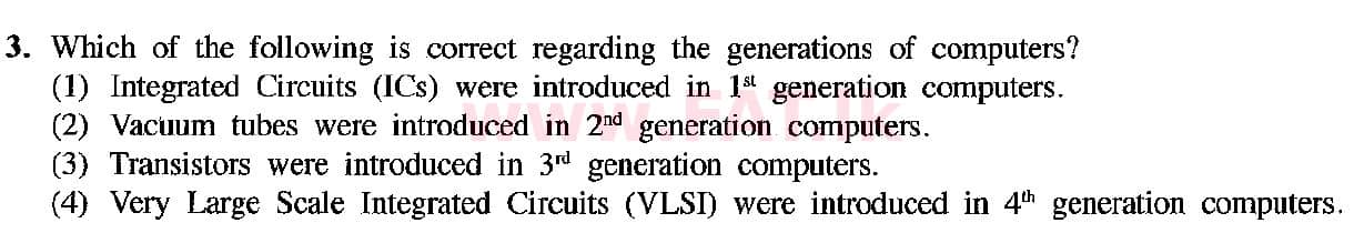 உள்ளூர் பாடத்திட்டம் : சாதாரண நிலை (சா/த) தகவல் தொடர்பாடல் தொழில்நுட்பம் - 2019 டிசம்பர் - தாள்கள் I (English மொழிமூலம்) 3 1