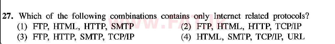 உள்ளூர் பாடத்திட்டம் : சாதாரண நிலை (சா/த) தகவல் தொடர்பாடல் தொழில்நுட்பம் - 2019 டிசம்பர் - தாள்கள் I (English மொழிமூலம்) 27 1