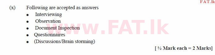 உள்ளூர் பாடத்திட்டம் : சாதாரண நிலை (சா/த) தகவல் தொடர்பாடல் தொழில்நுட்பம் - 2011 டிசம்பர் - தாள்கள் II (සිංහල மொழிமூலம்) 1 2002