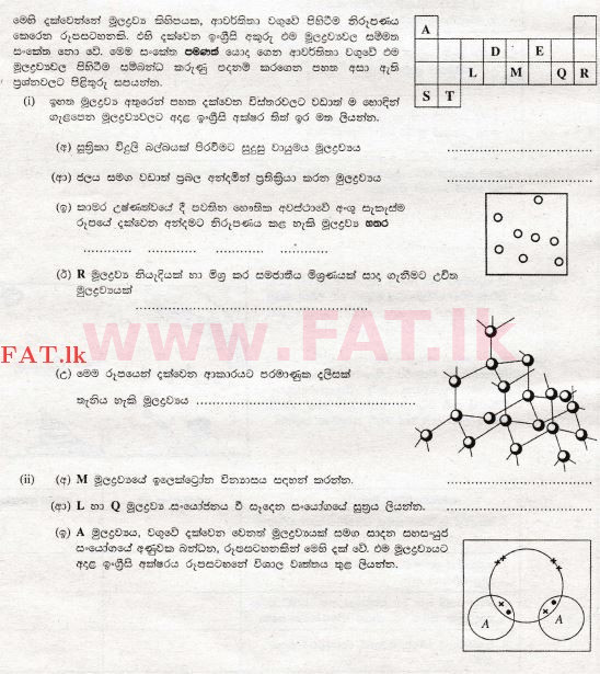 உள்ளூர் பாடத்திட்டம் : சாதாரண நிலை (சா/த) விஞ்ஞான - 2008 டிசம்பர் - தாள்கள் II A (සිංහල மொழிமூலம்) 3 1