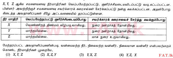 உள்ளூர் பாடத்திட்டம் : சாதாரண நிலை (சா/த) விஞ்ஞான - 2013 டிசம்பர் - தாள்கள் I (தமிழ் மொழிமூலம்) 24 1