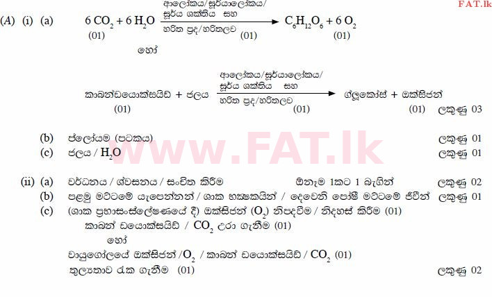 உள்ளூர் பாடத்திட்டம் : சாதாரண நிலை (சா/த) விஞ்ஞான - 2011 டிசம்பர் - தாள்கள் II (සිංහල மொழிமூலம்) 6 1947