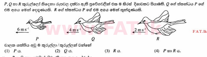 දේශීය විෂය නිර්දේශය : සාමාන්‍ය පෙළ (O/L) විද්‍යාව - 2014 දෙසැම්බර් - ප්‍රශ්න පත්‍රය I (සිංහල මාධ්‍යය) 28 1