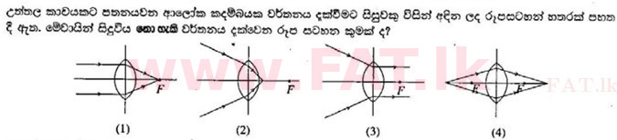உள்ளூர் பாடத்திட்டம் : சாதாரண நிலை (சா/த) விஞ்ஞான - 2010 டிசம்பர் - தாள்கள் I (සිංහල மொழிமூலம்) 32 1