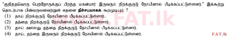 දේශීය විෂය නිර්දේශය : සාමාන්‍ය පෙළ (O/L) විද්‍යාව - 2015 දෙසැම්බර් - ප්‍රශ්න පත්‍රය I (தமிழ் මාධ්‍යය) 10 1