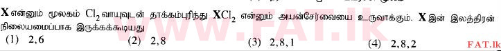உள்ளூர் பாடத்திட்டம் : சாதாரண நிலை (சா/த) விஞ்ஞான - 2015 டிசம்பர் - தாள்கள் I (தமிழ் மொழிமூலம்) 15 1